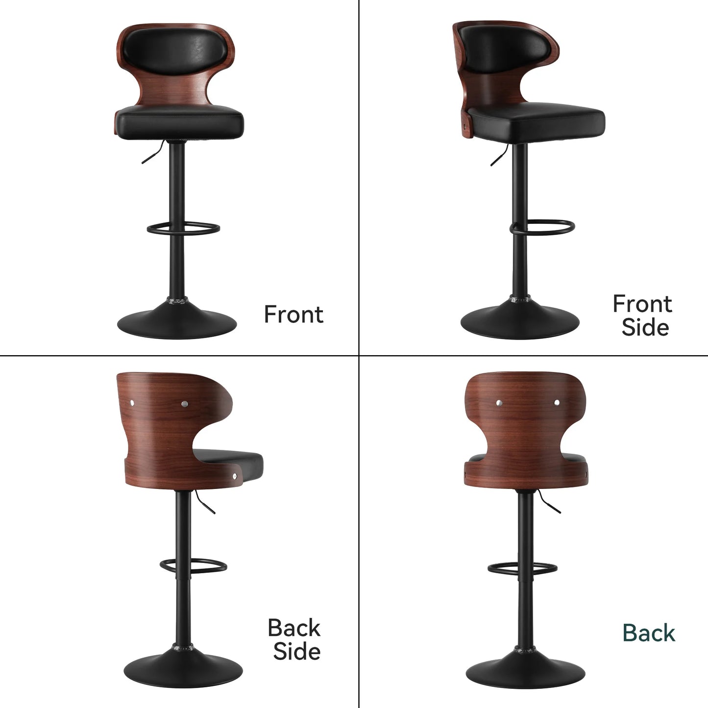 Rotating PU Bar Stools