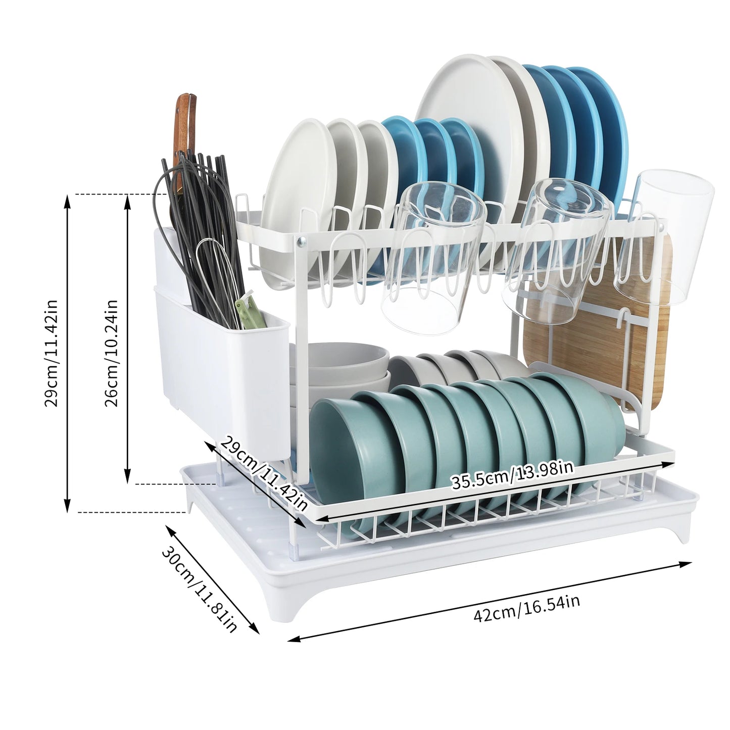 Dish drying organizer