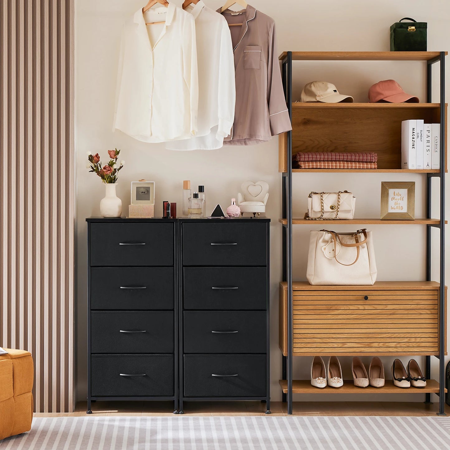 4-Layer Fabric Cabinet