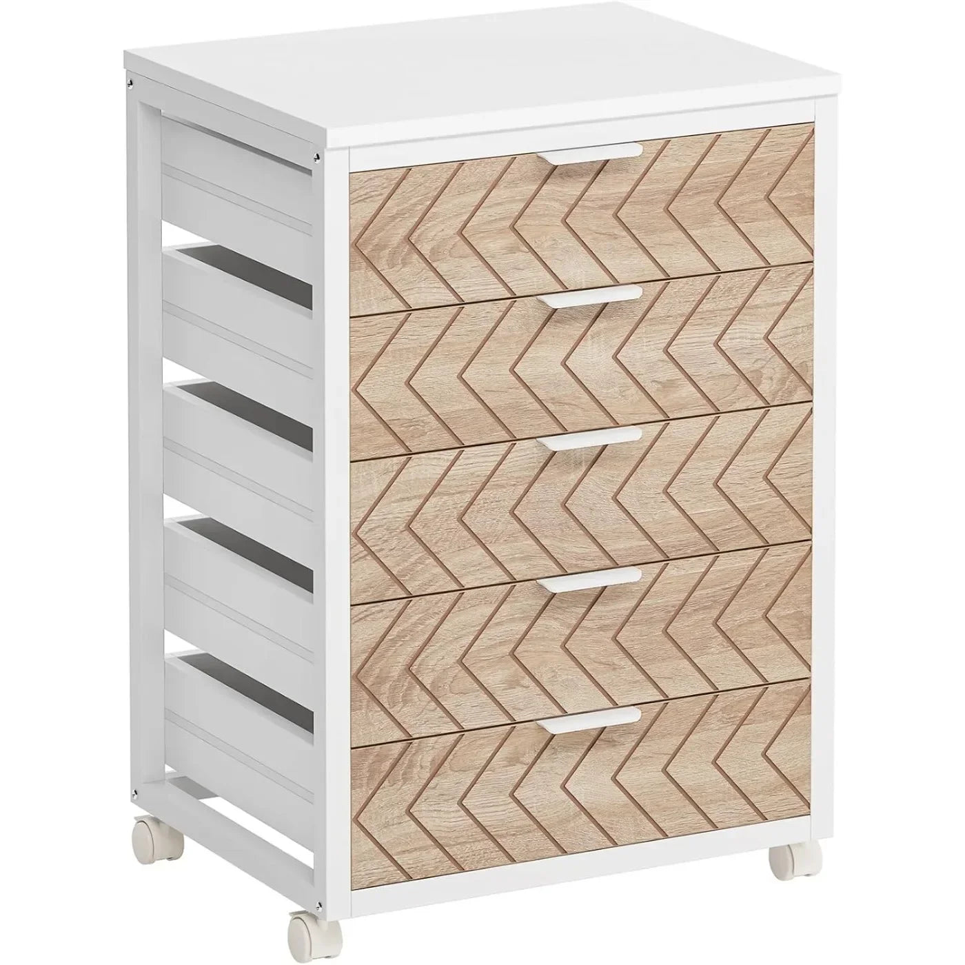 Mobile 5‑Drawer Cabinet