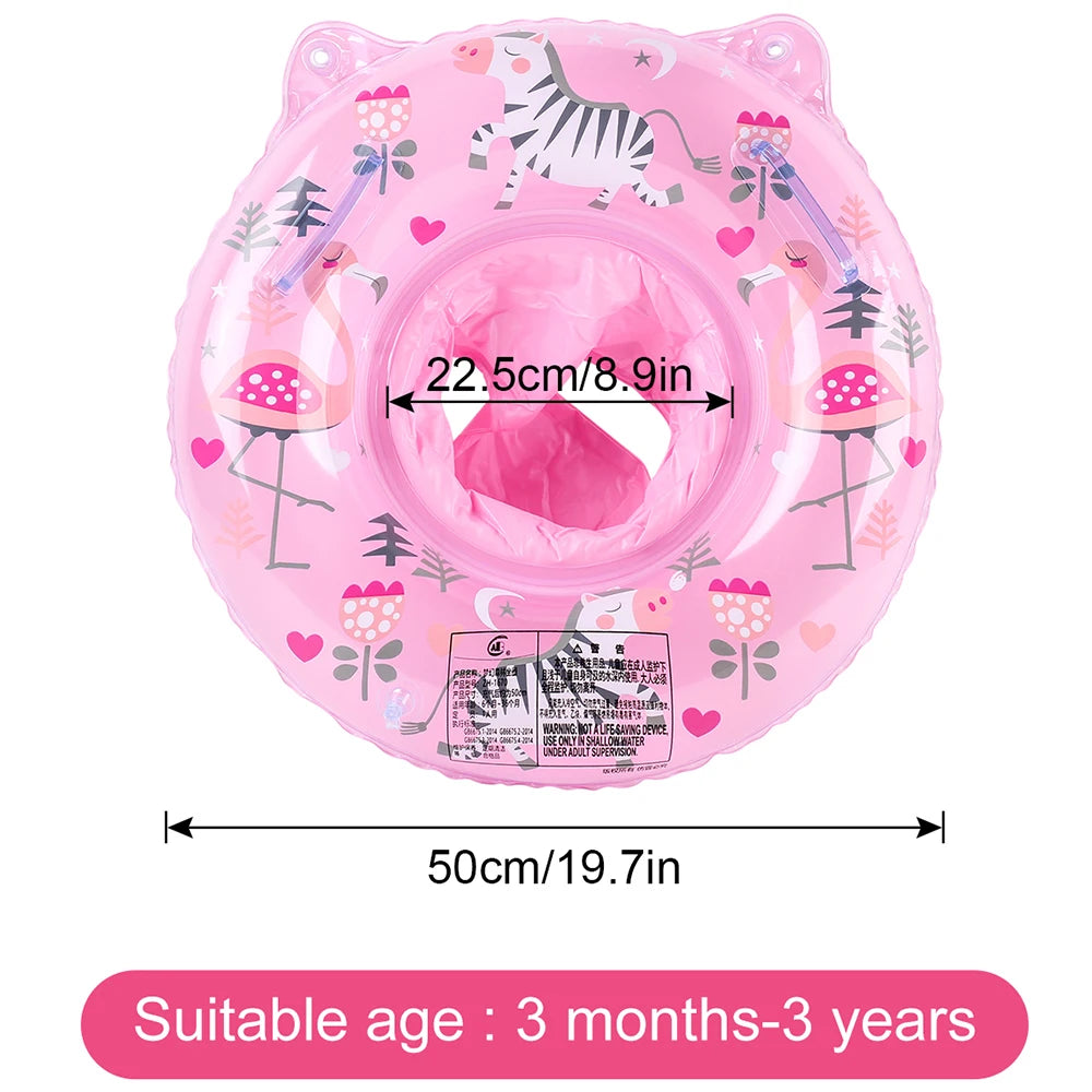 Inflatable swimming float for children