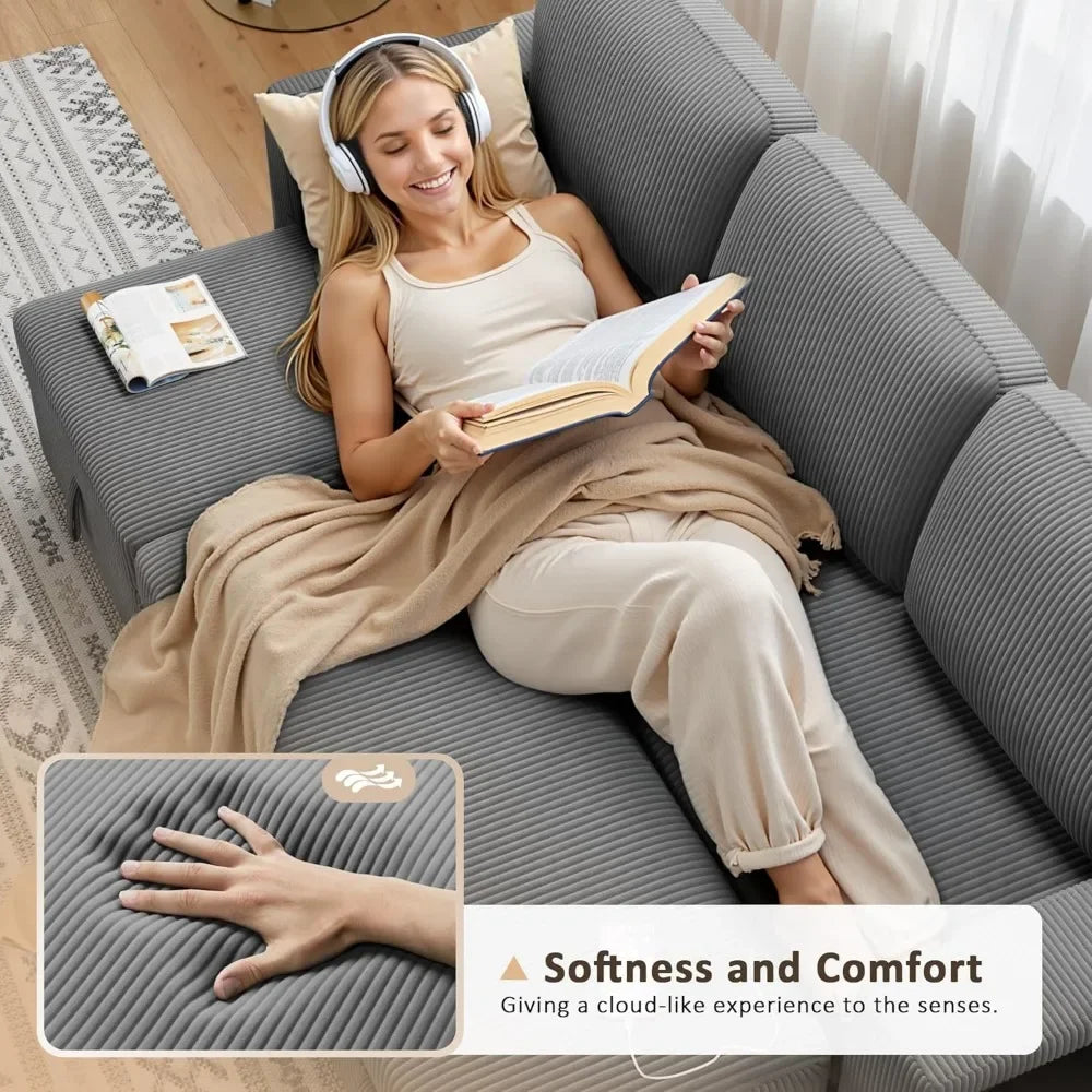 Convertible Sleeper Sofa Bed