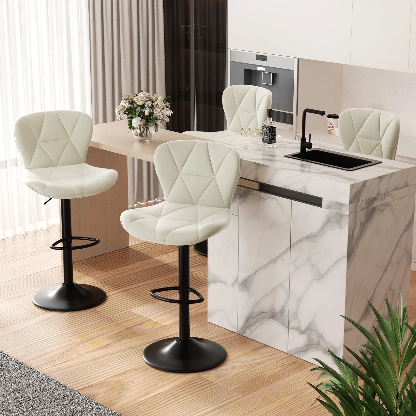 Adjustable Swivel Bar Chairs