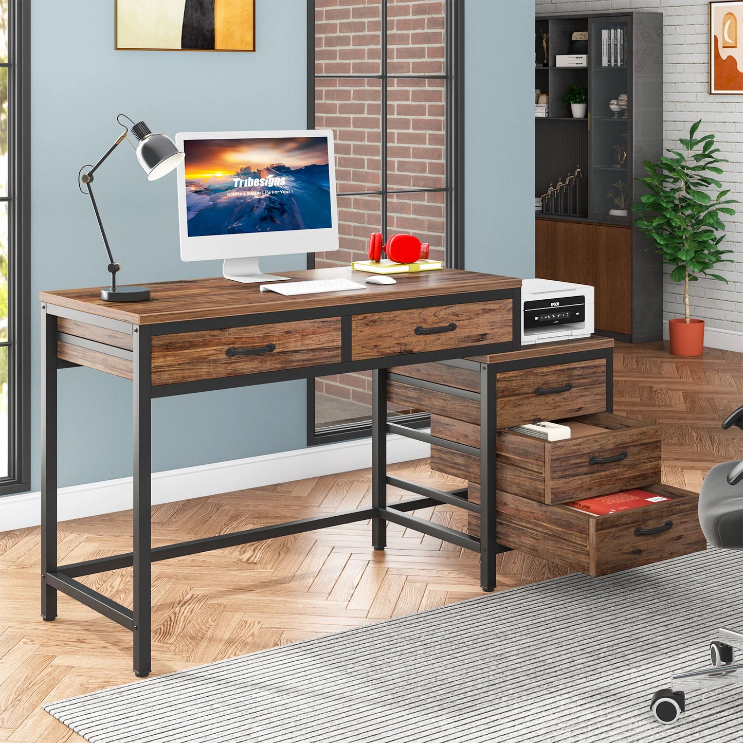 Reversible Drawer Desk