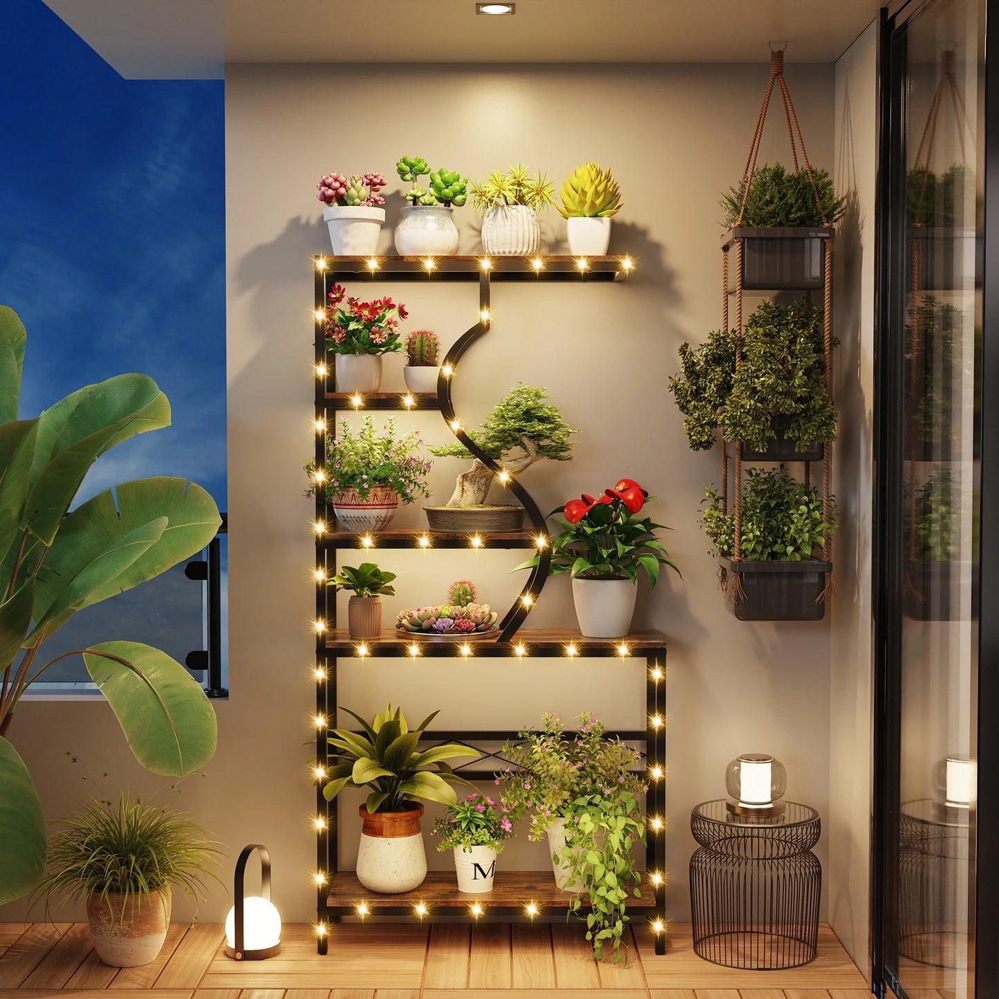 Industrial 5-Tier Plant Stand