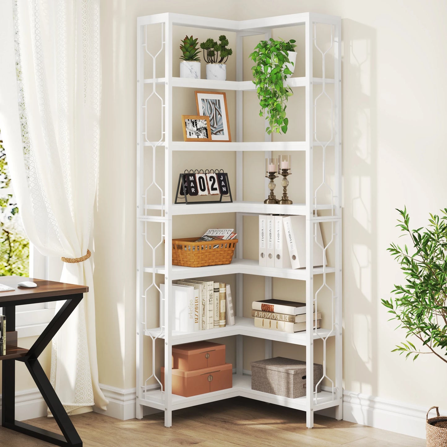 Industrial Corner Shelf
