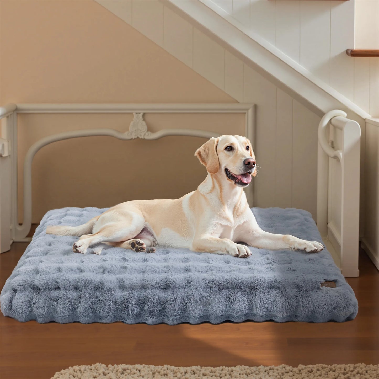 Fluffy Crate Bed for Extra Large Dogs