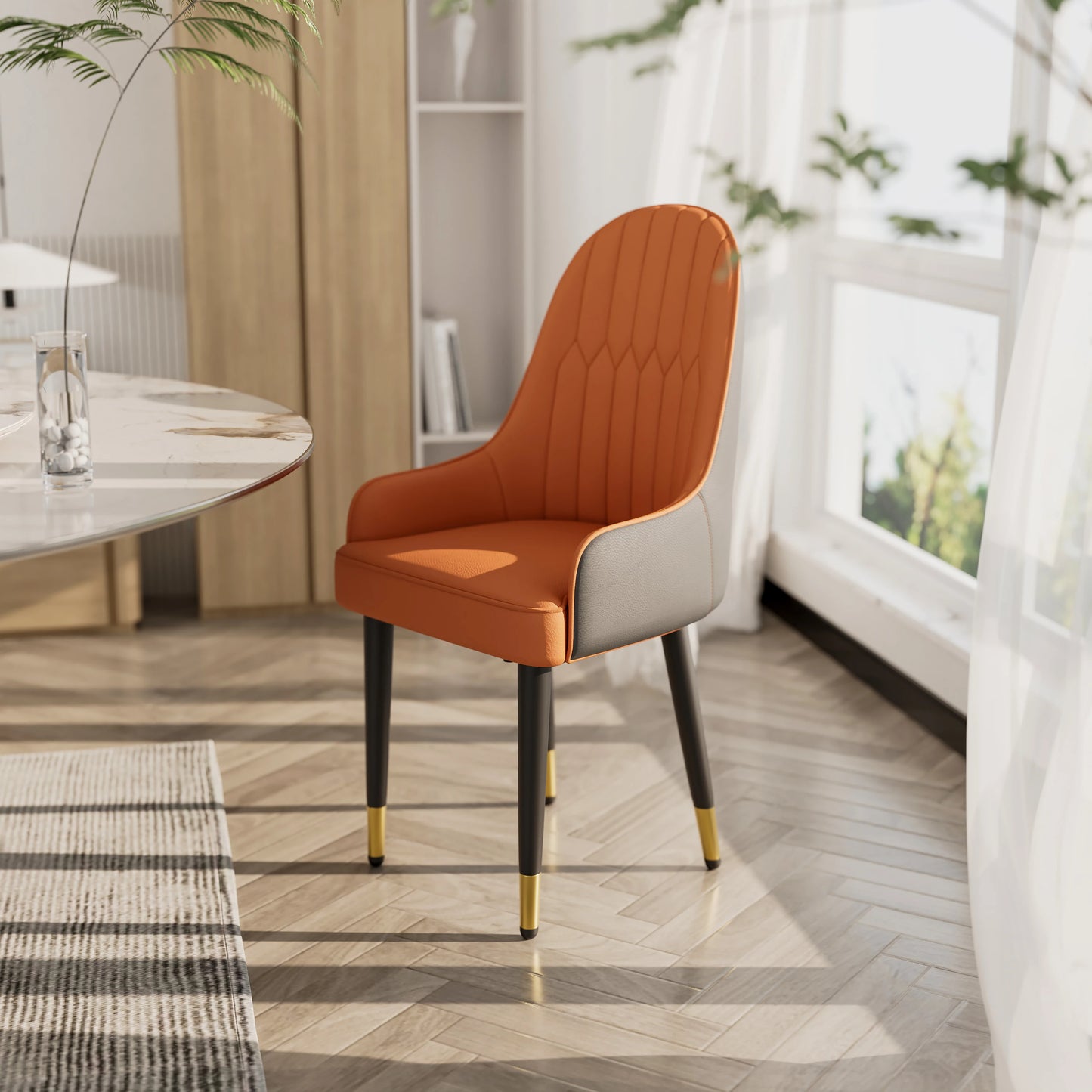 Faux Leather Dining Chairs