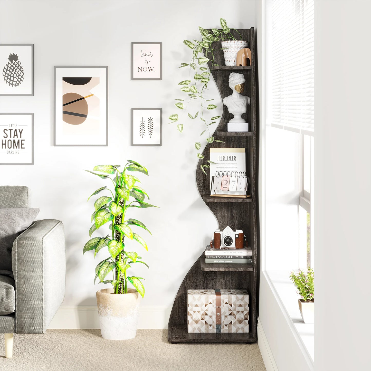 Corner 5‑Tier Shelf