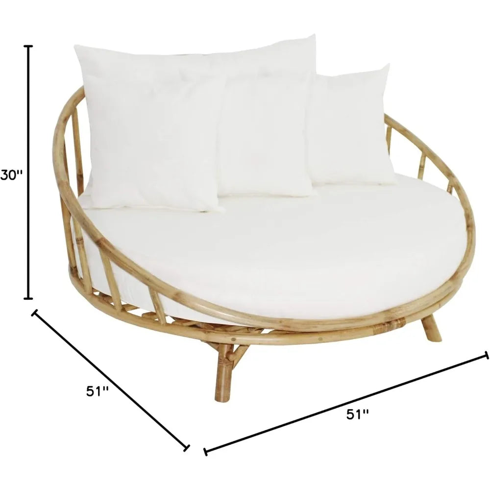 Bamboo Round Daybed