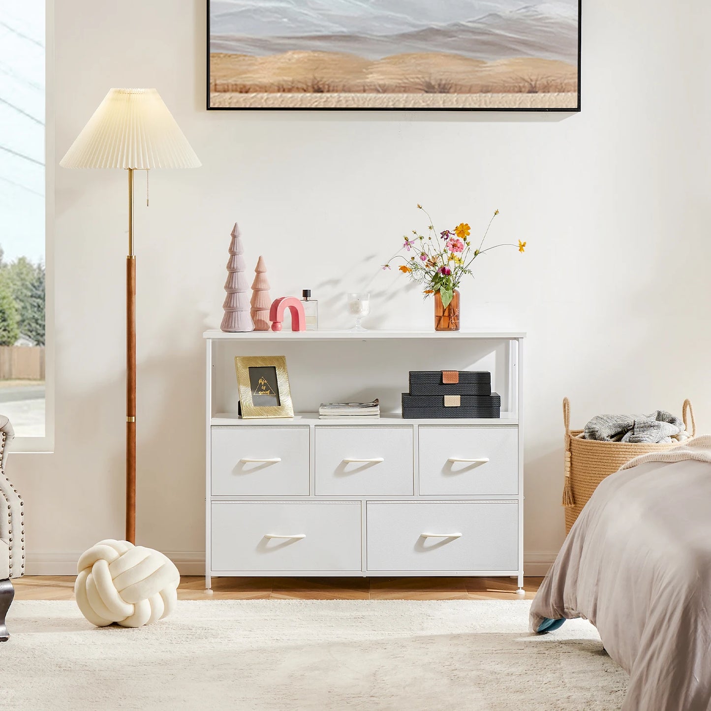 Wardrobe with Fabric Drawers (5/7/10 Drawers)