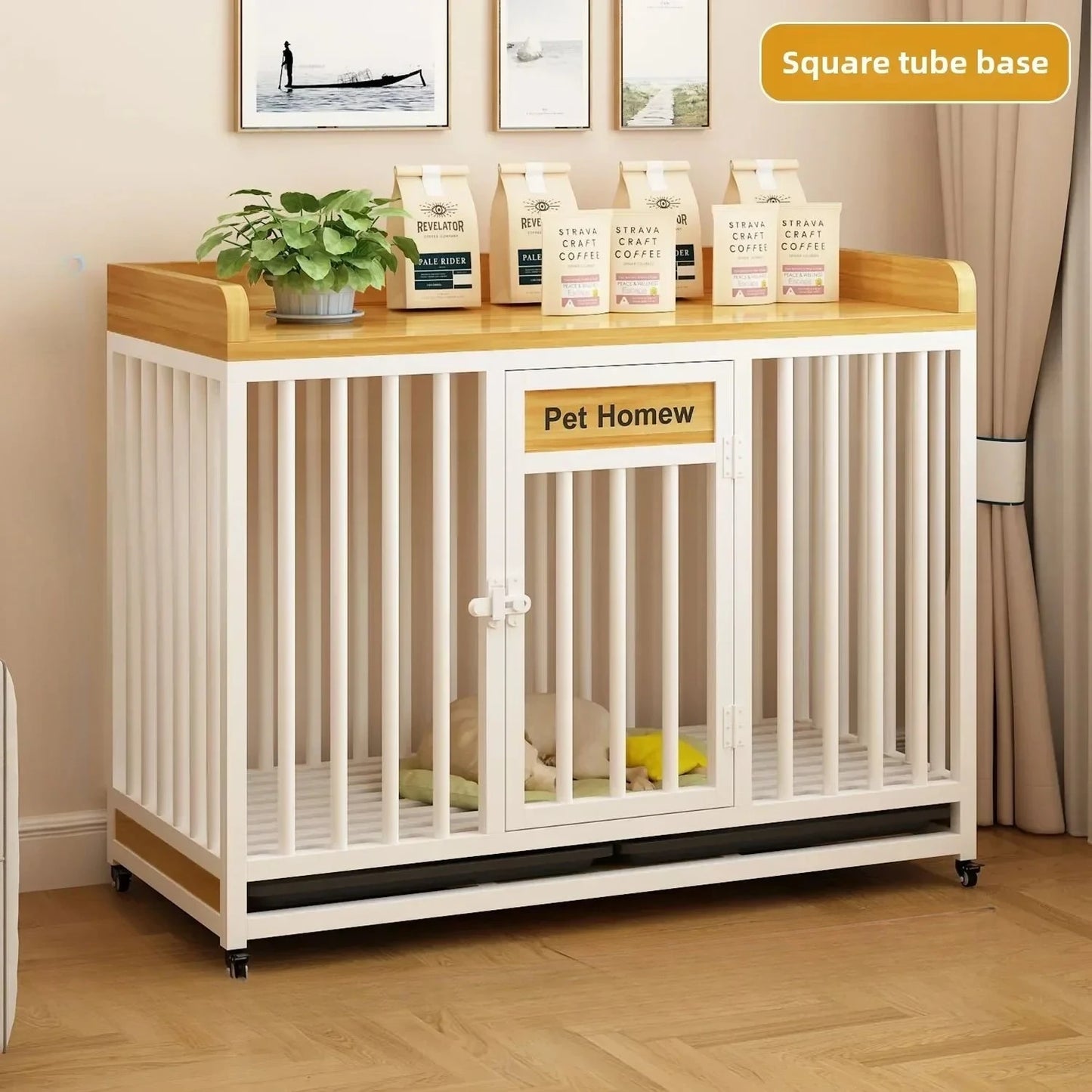 Square Tube Dog Fence Kennel