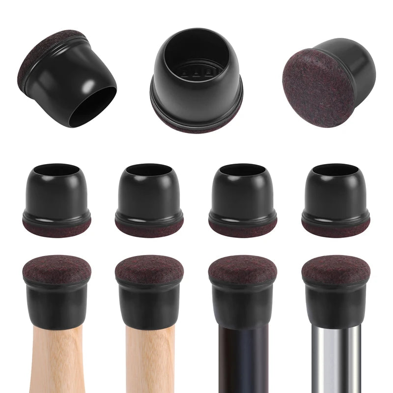 Chair Leg Floor Protectors with Felt Pads (8PCS)