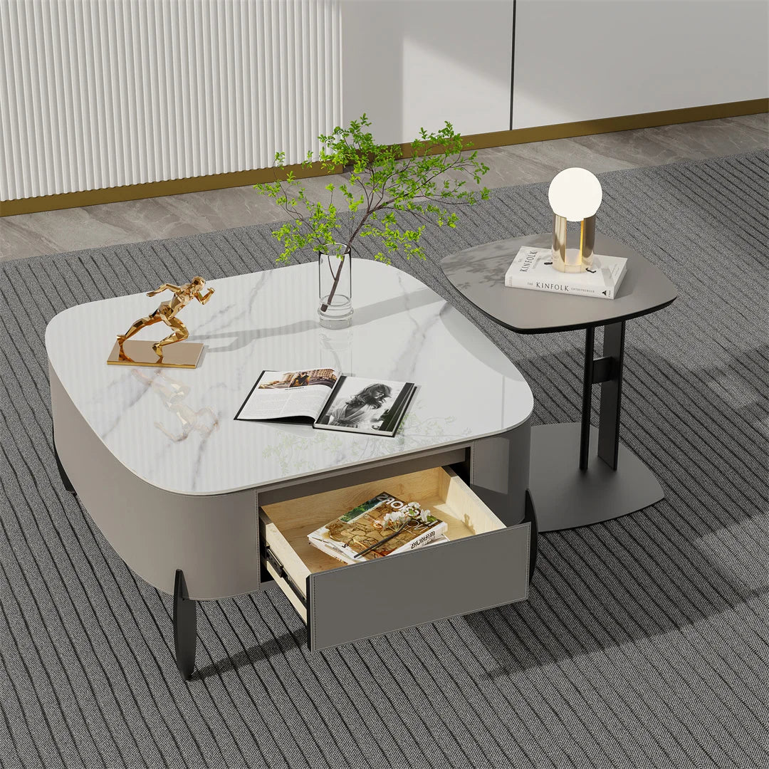 Modern Coffee Table with Drawers