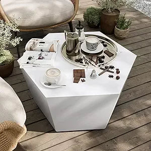 Hexagon Concrete Coffee Table