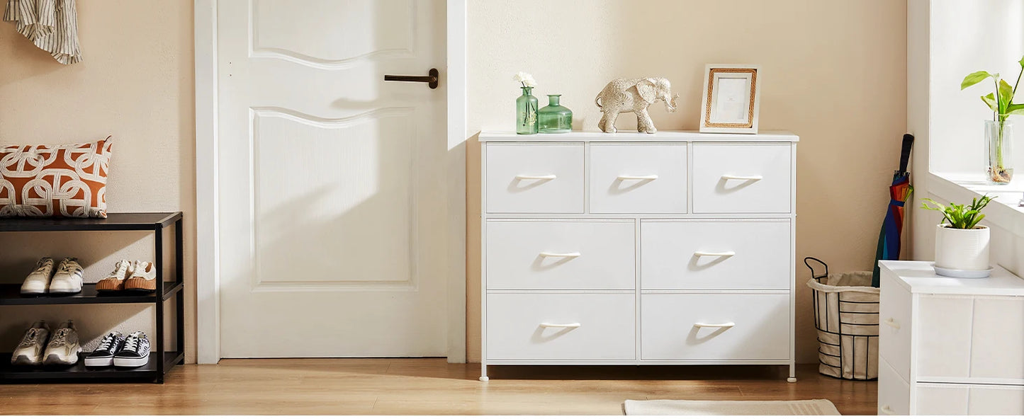Wardrobe with Fabric Drawers (5/7/10 Drawers)
