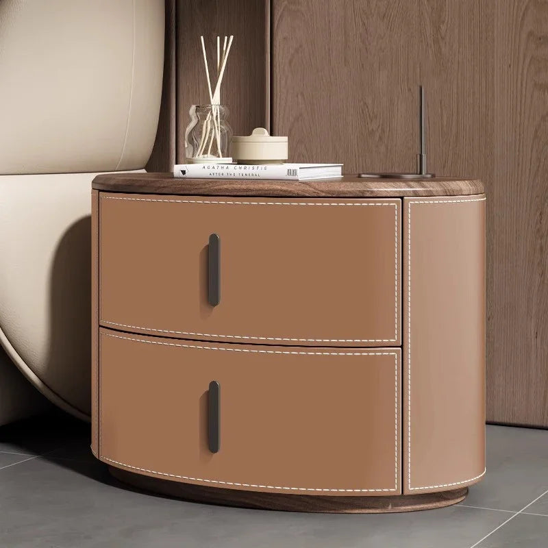 Simple Aesthetic Bedside Table Unique Style Italian Nordic Elegant Nightstands