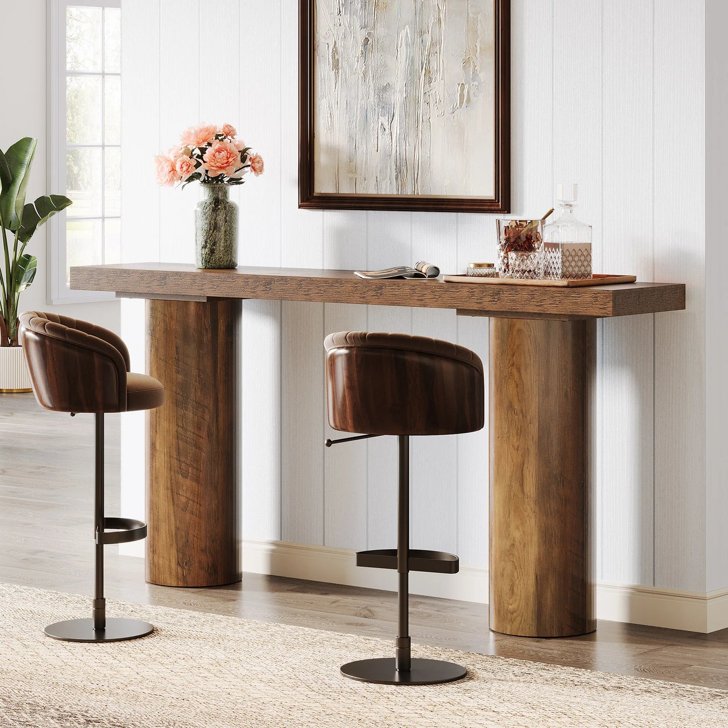 Long Bar Console Table
