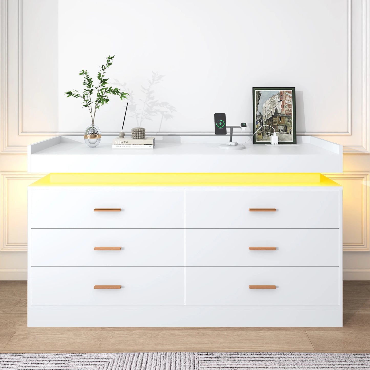 Spacious bedroom drawer organizer