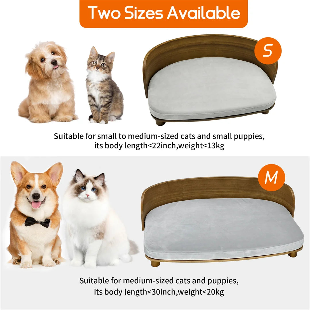 Indoor Wooden Pet Bed