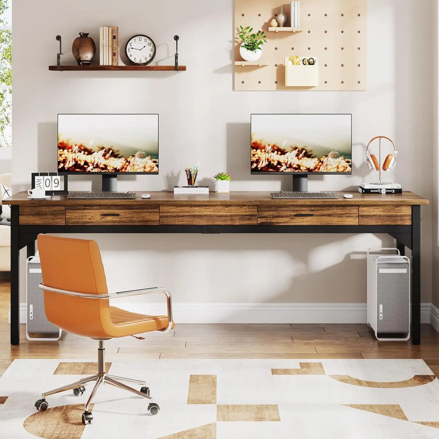 Double Drawer Desk