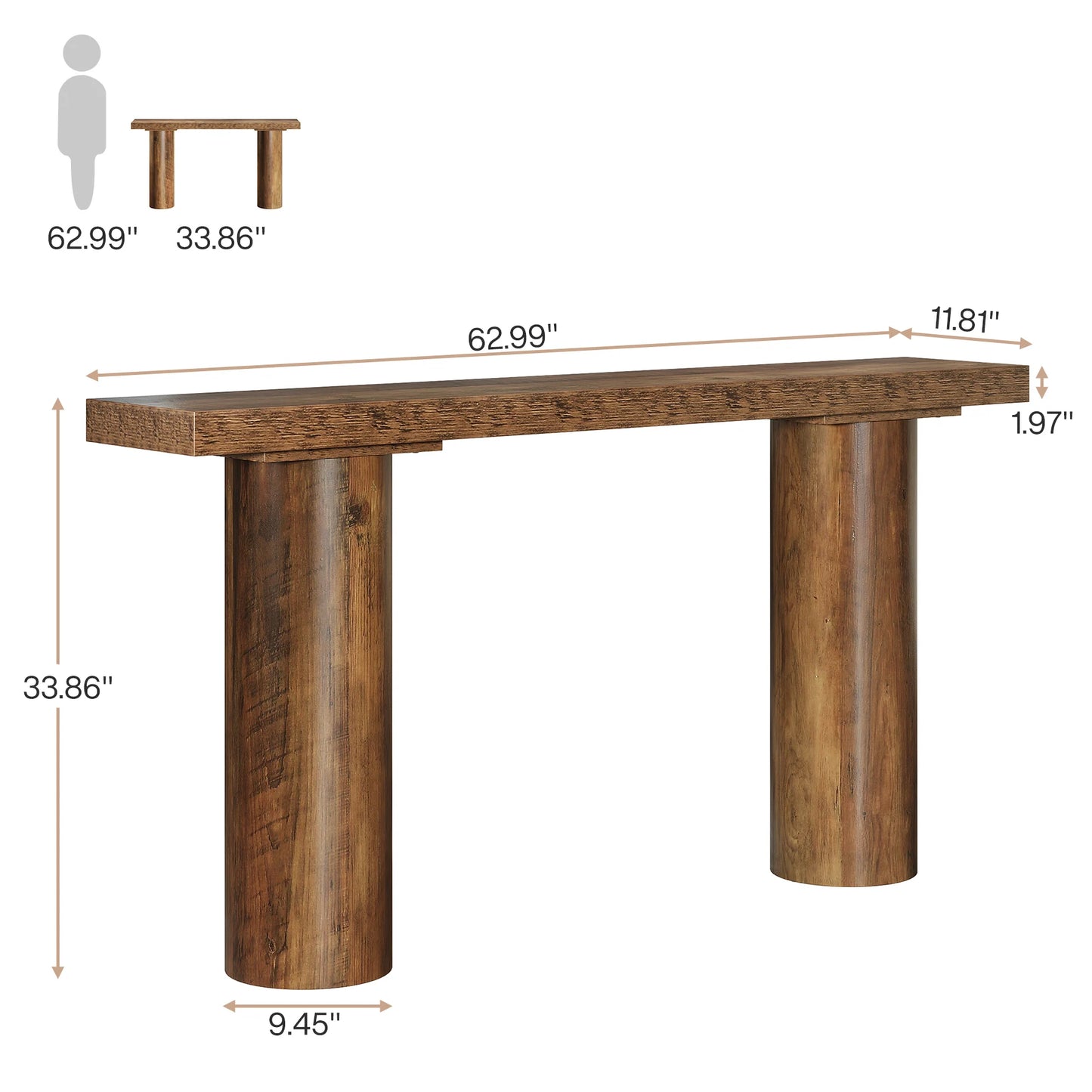Long Bar Console Table