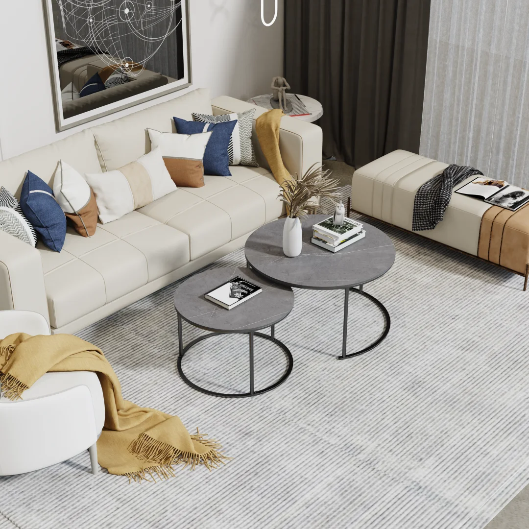 Round Nesting Coffee Tables