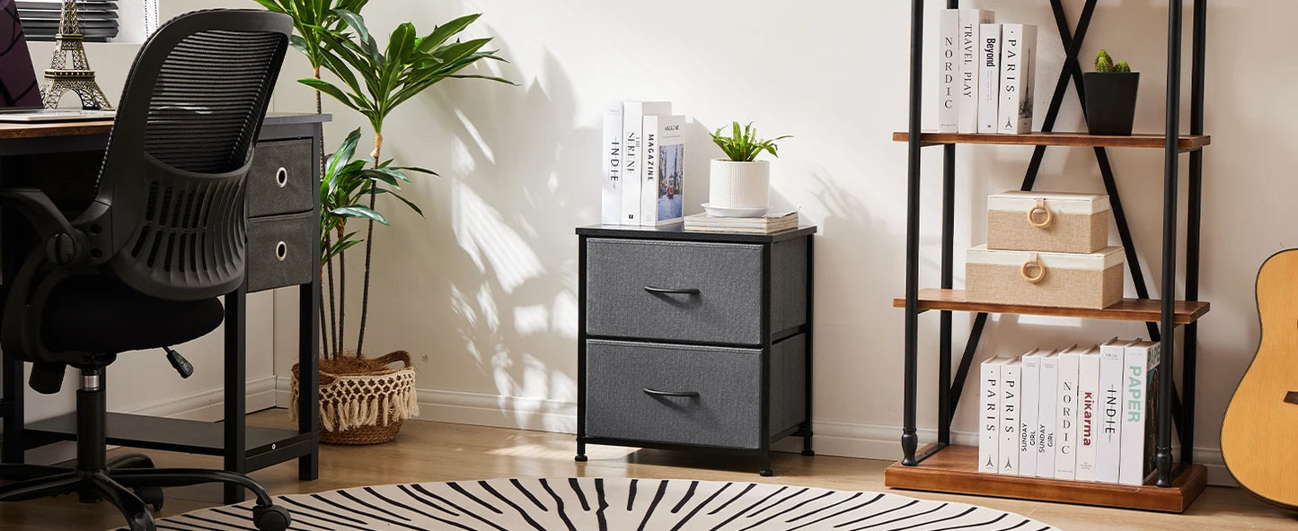 2-Drawer Living Room Cabinet