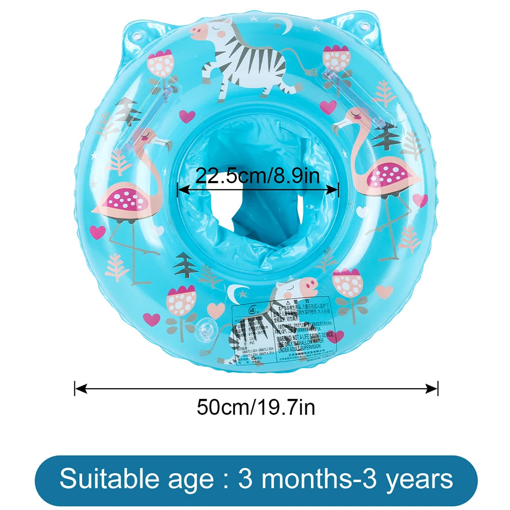 Inflatable swimming float for children