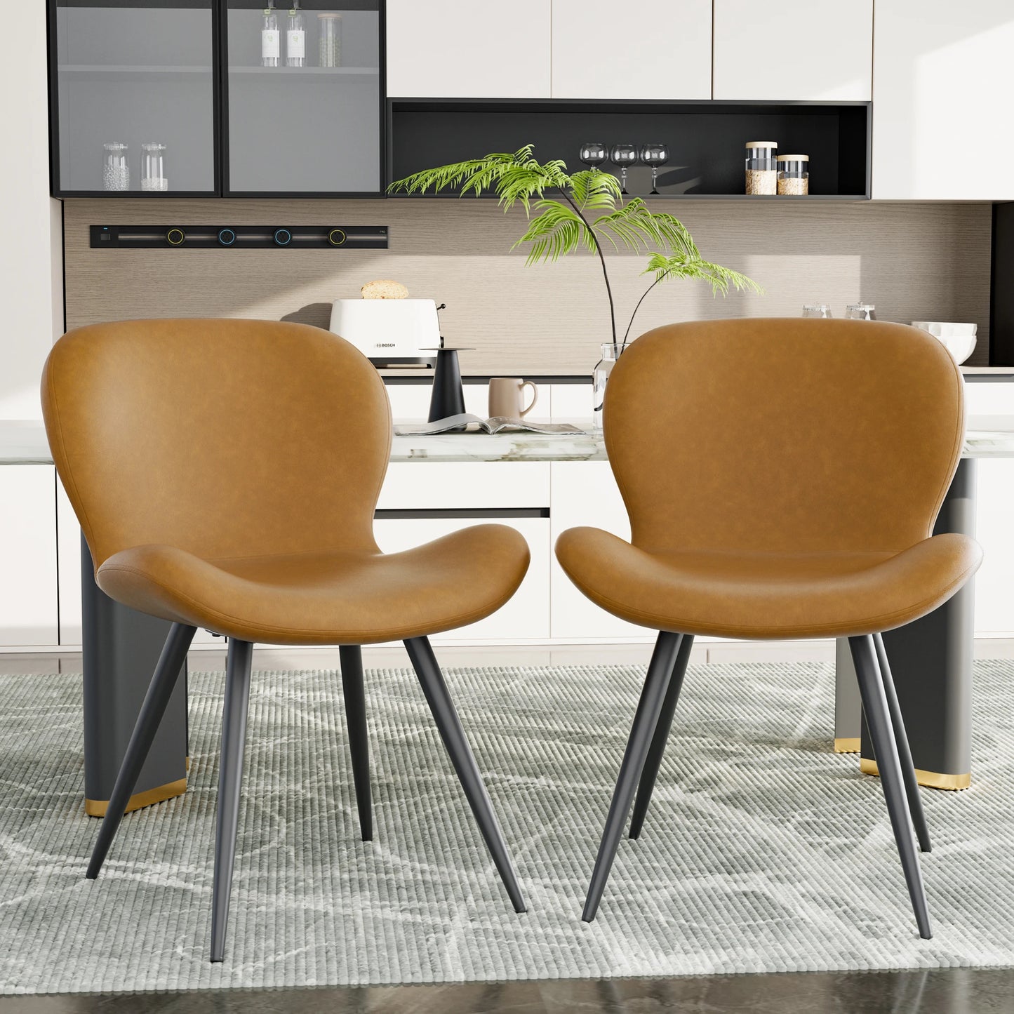 Modern Fabric Dining Chairs