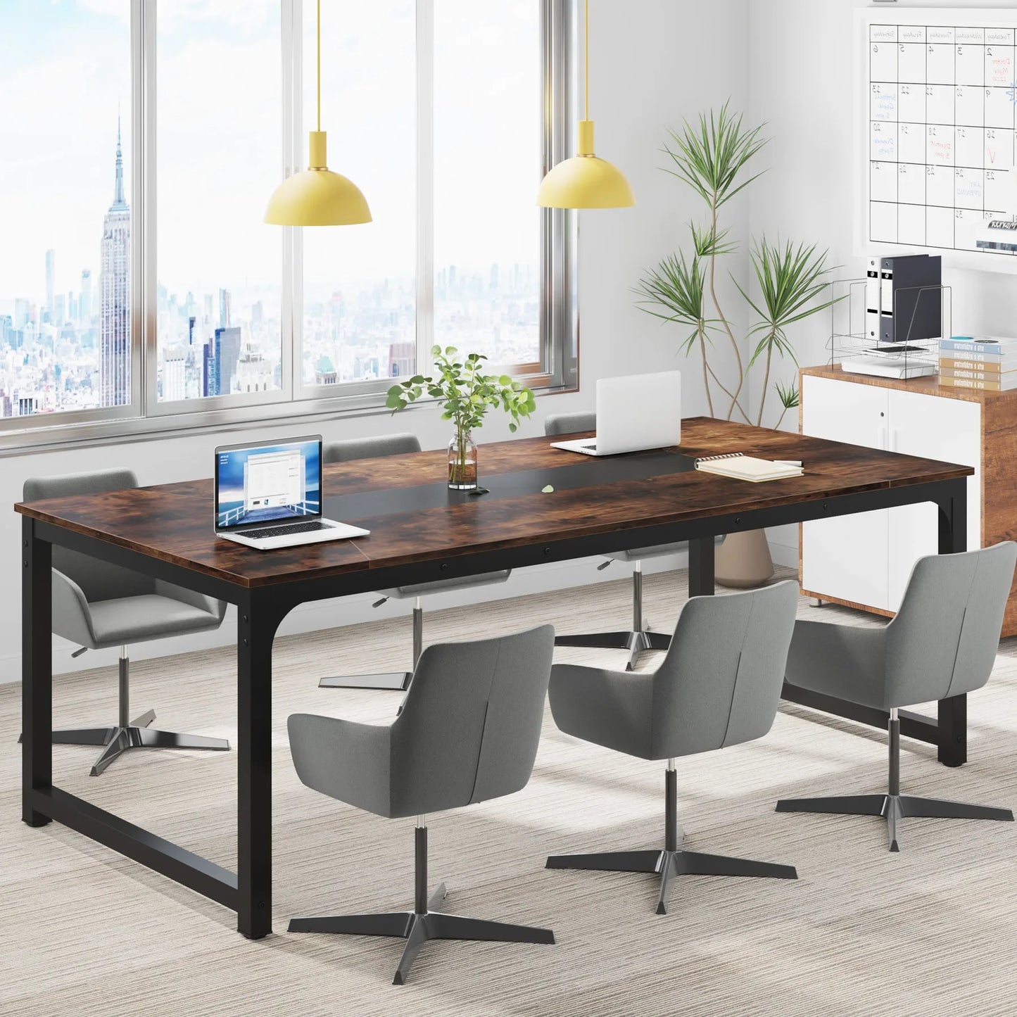 70.8” Executive Computer Desk