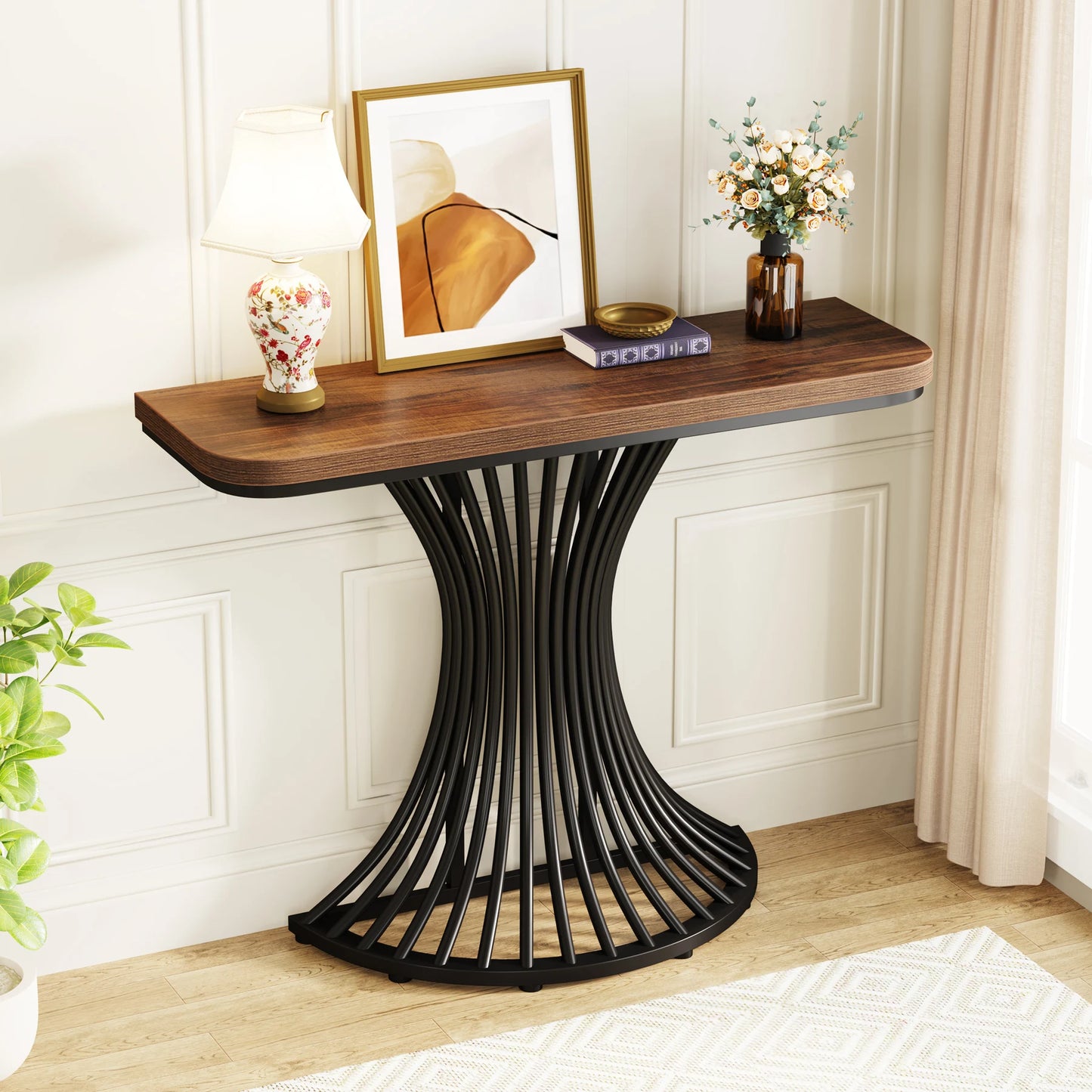 Geometric Console Table