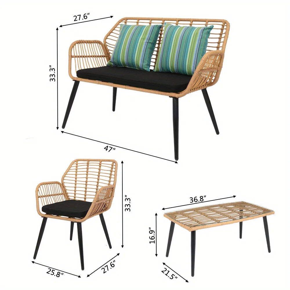 Rattan Patio Set