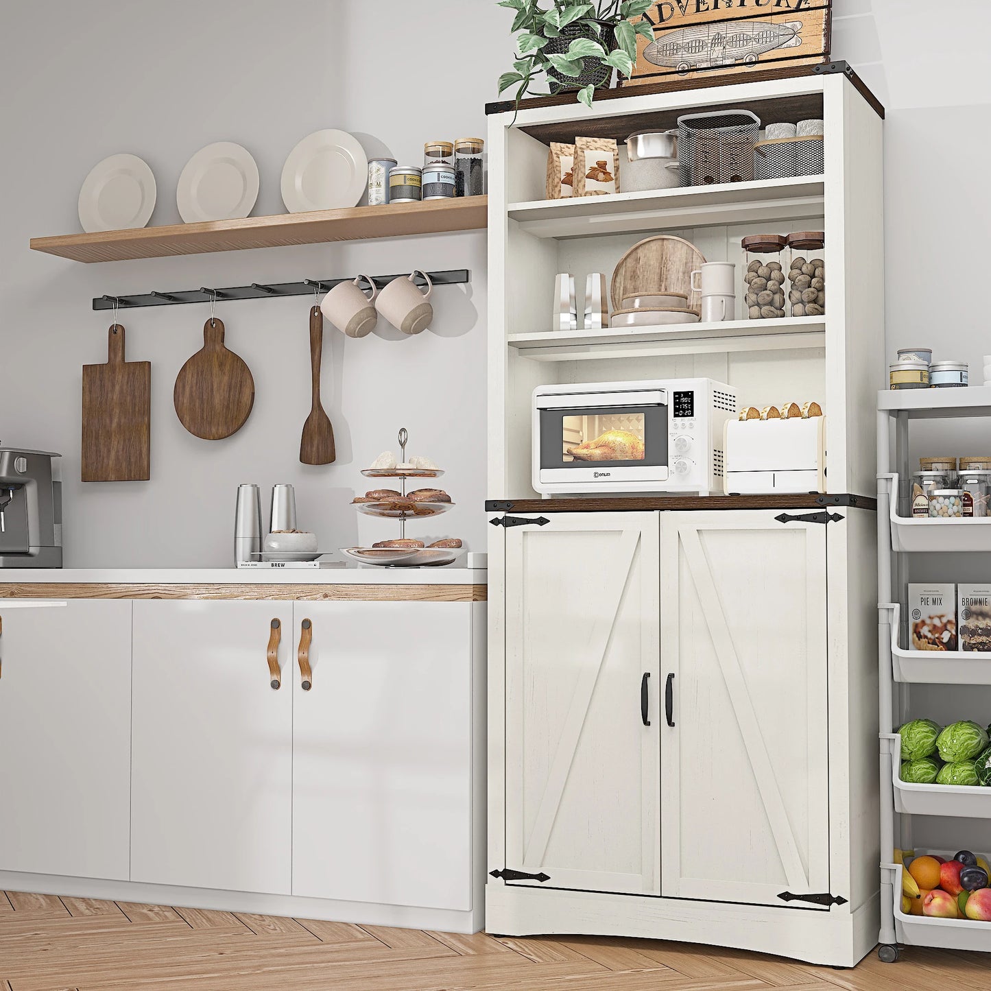 71 inch tall kitchen pantry