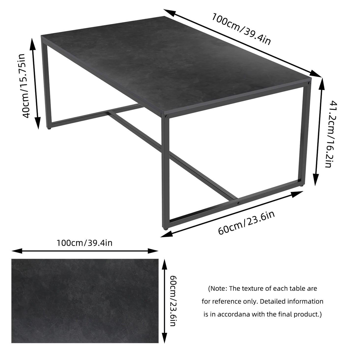 Rectangle Marble Coffee Table