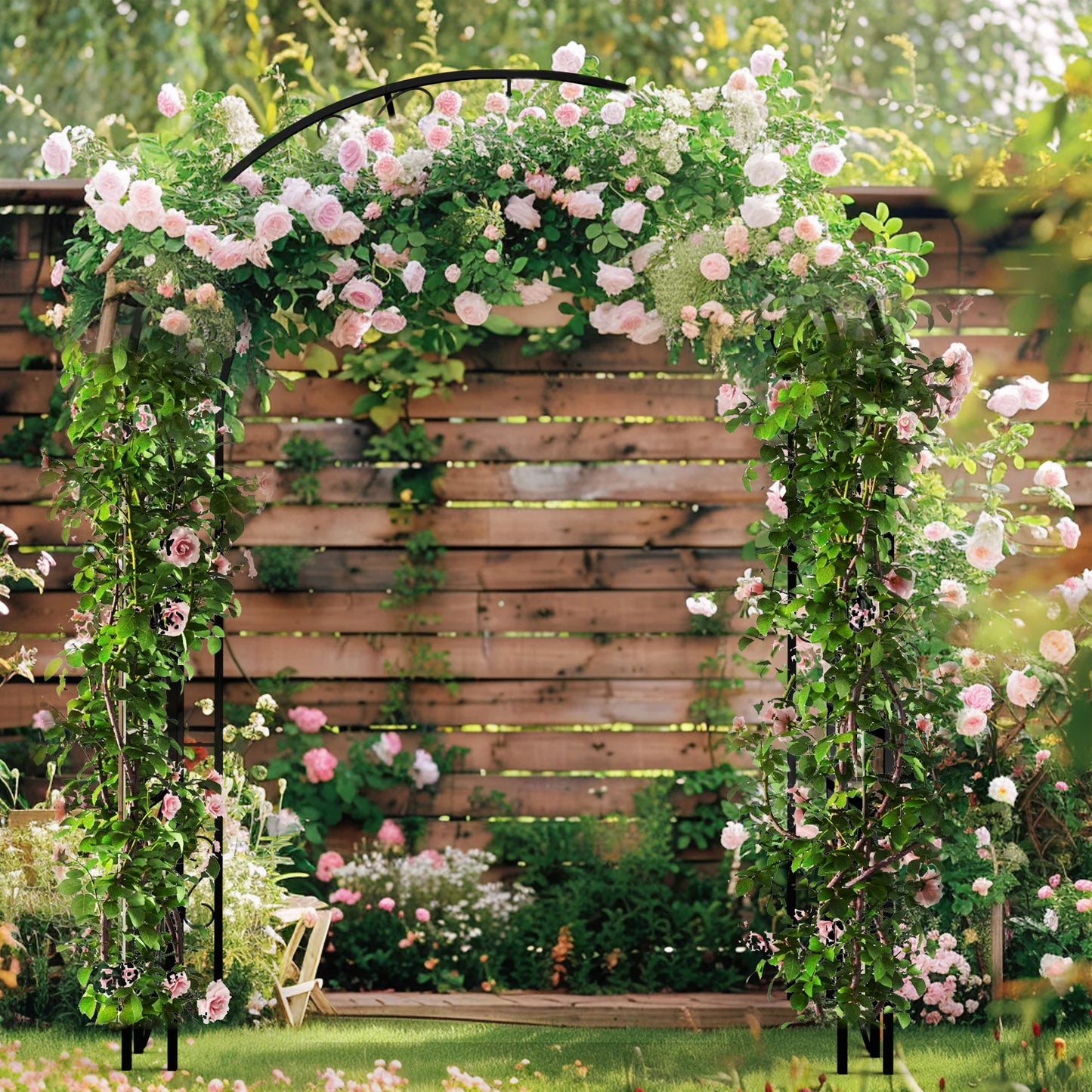 Tall Gothic Metal Garden Arch