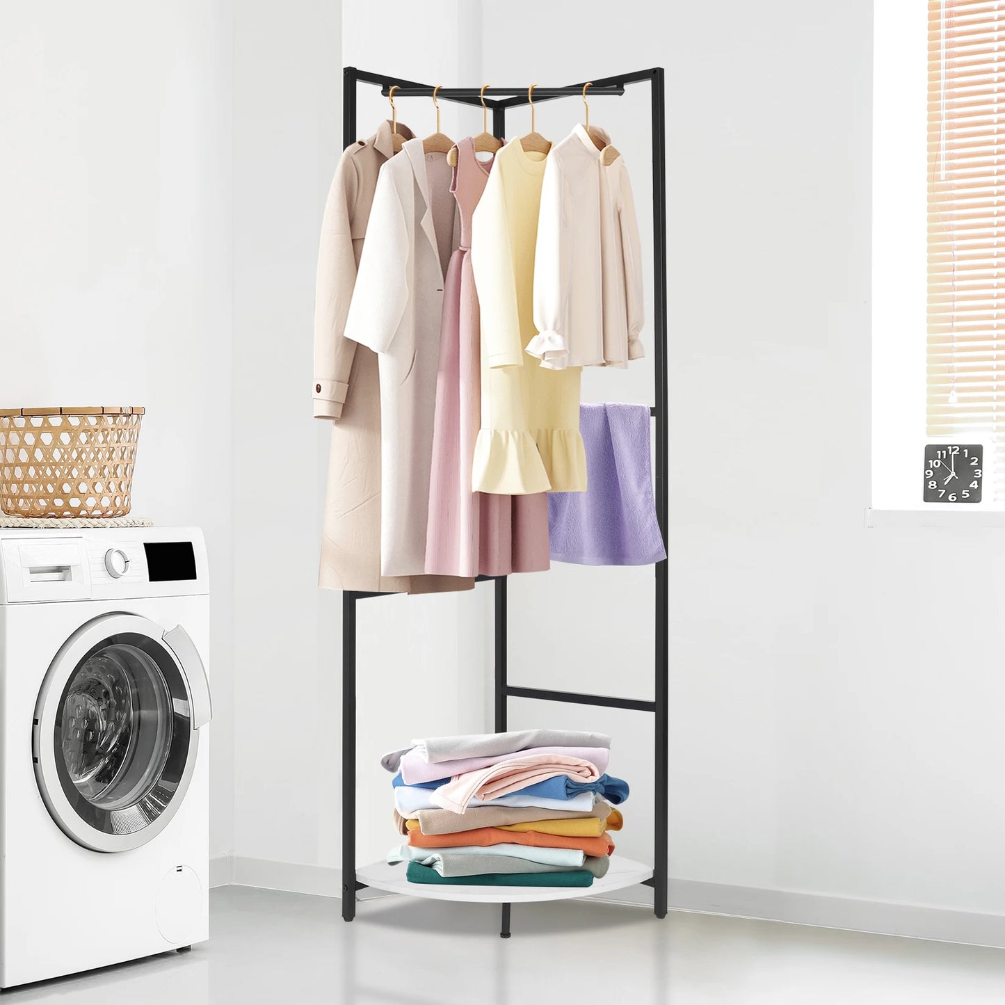Corner Hall Tree Rack