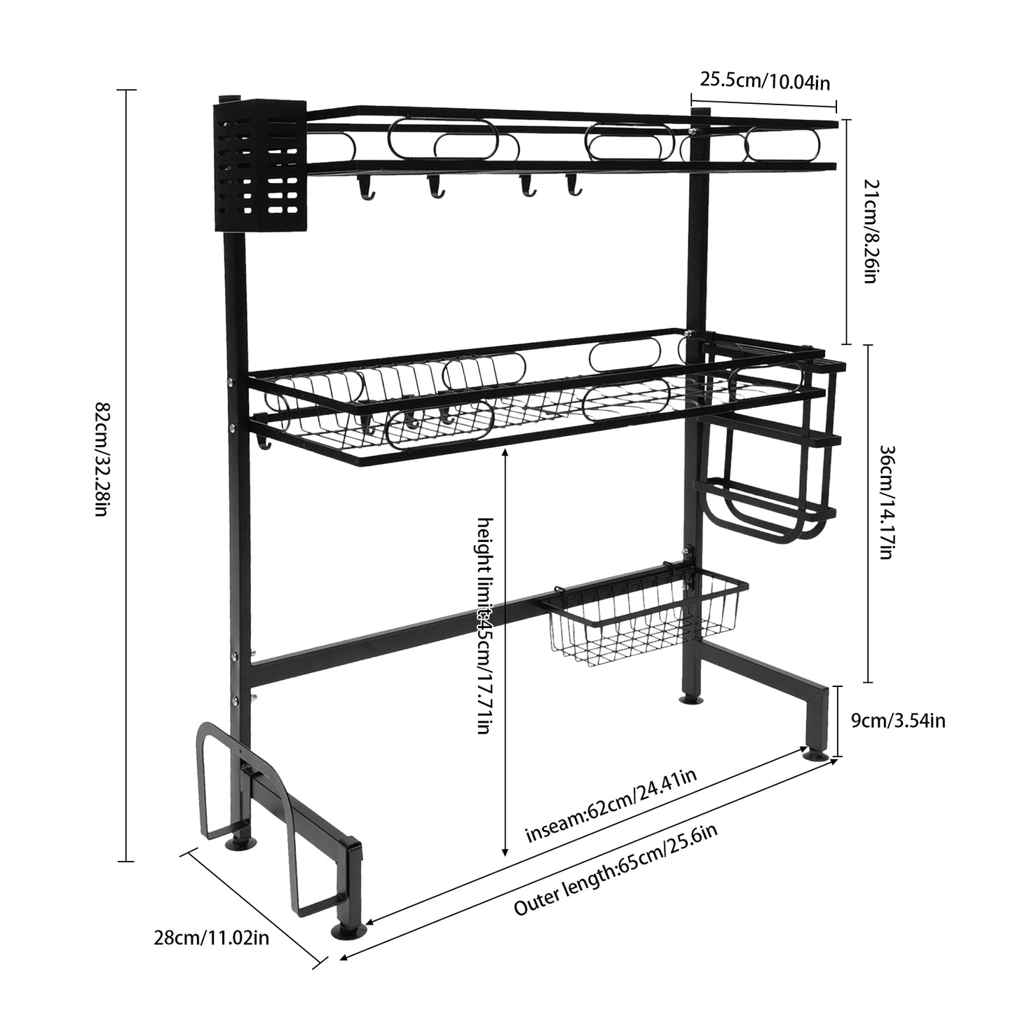 Over Sink Dish Rack