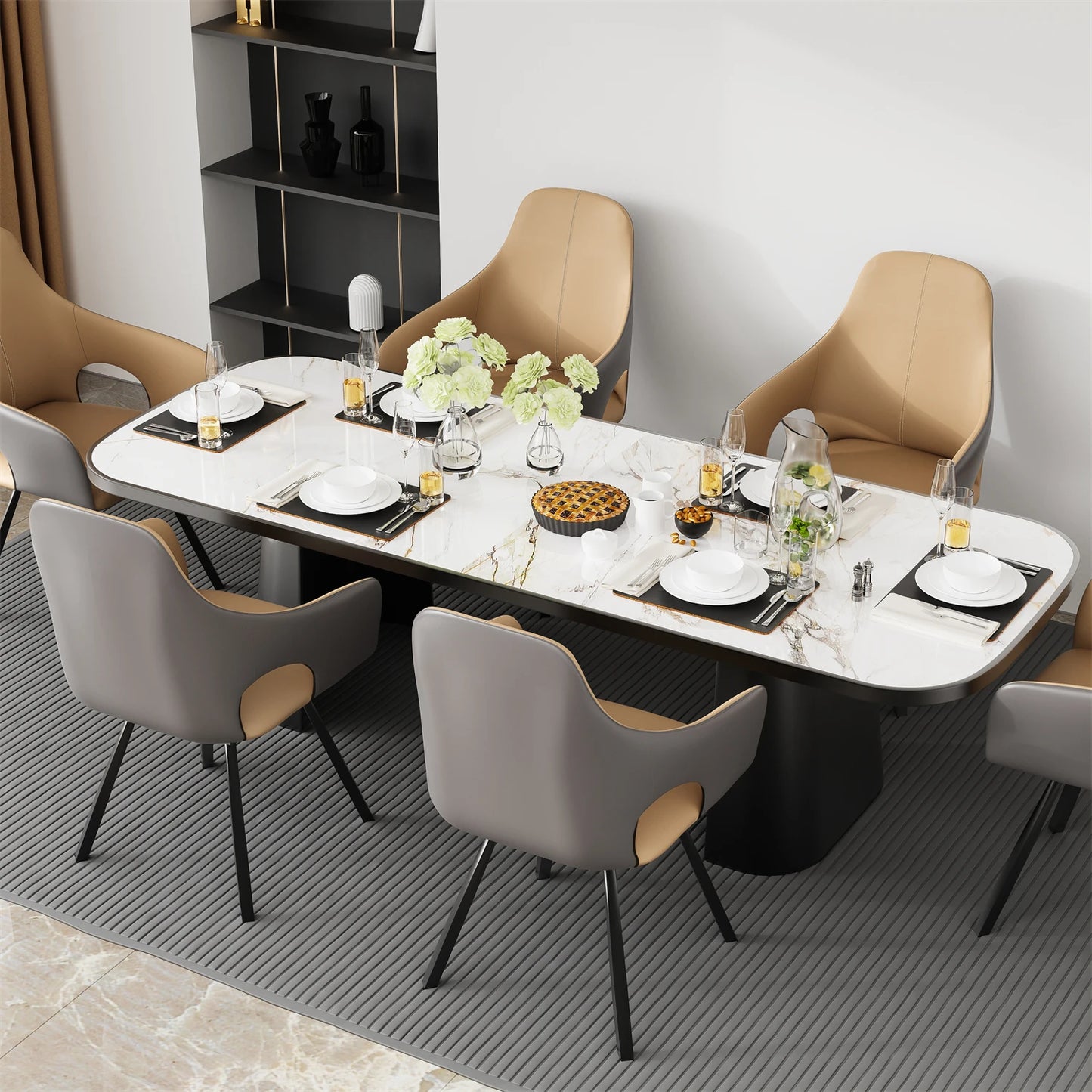 Swivel Dining Chairs Set of 2
