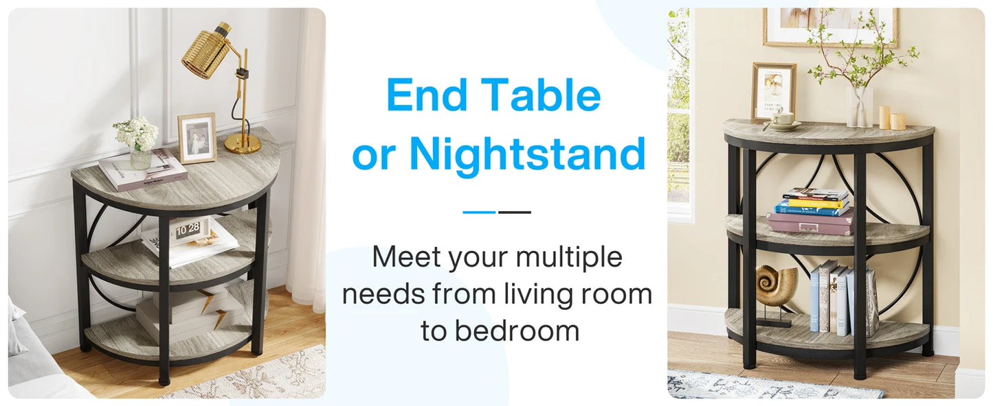 Half Moon Side Table