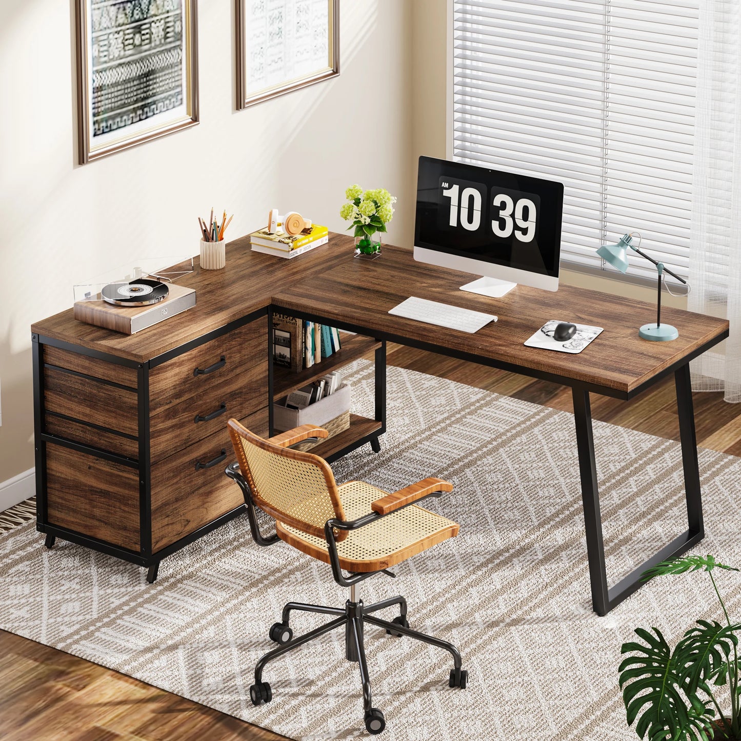 L‑Shaped PC Desk