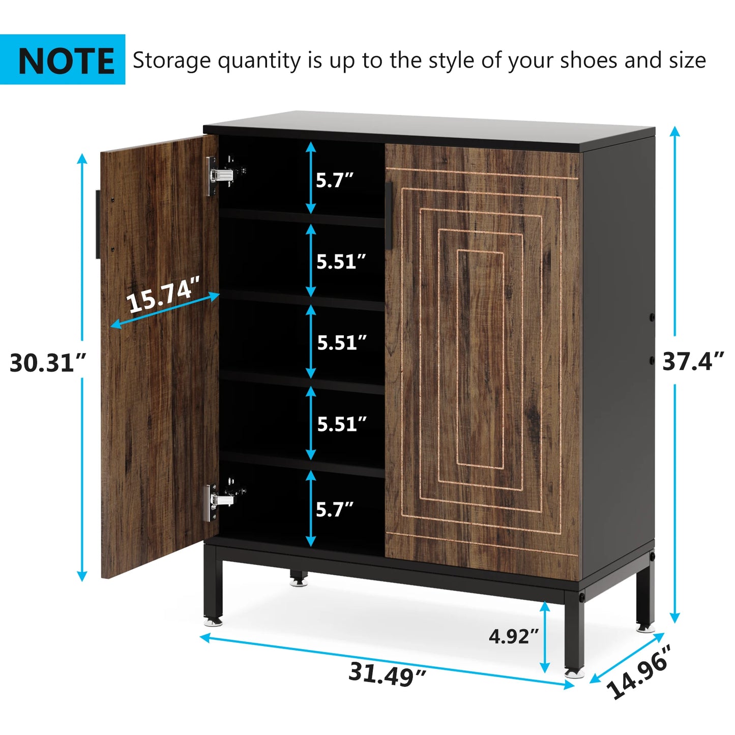 6-Tier Shoe Cabinet