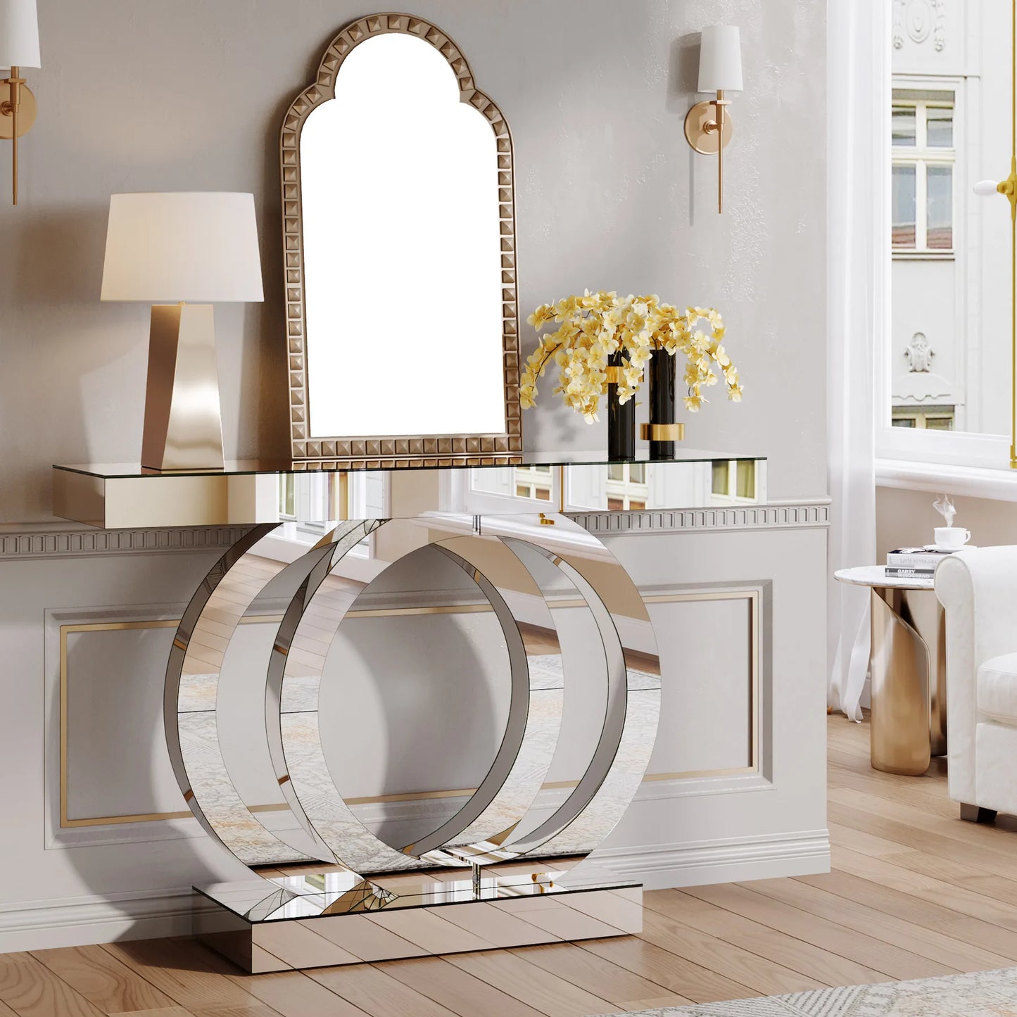 Mirrored Console Table