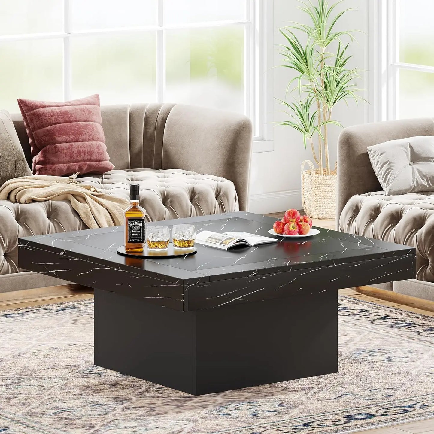 LED Rustic Coffee Table