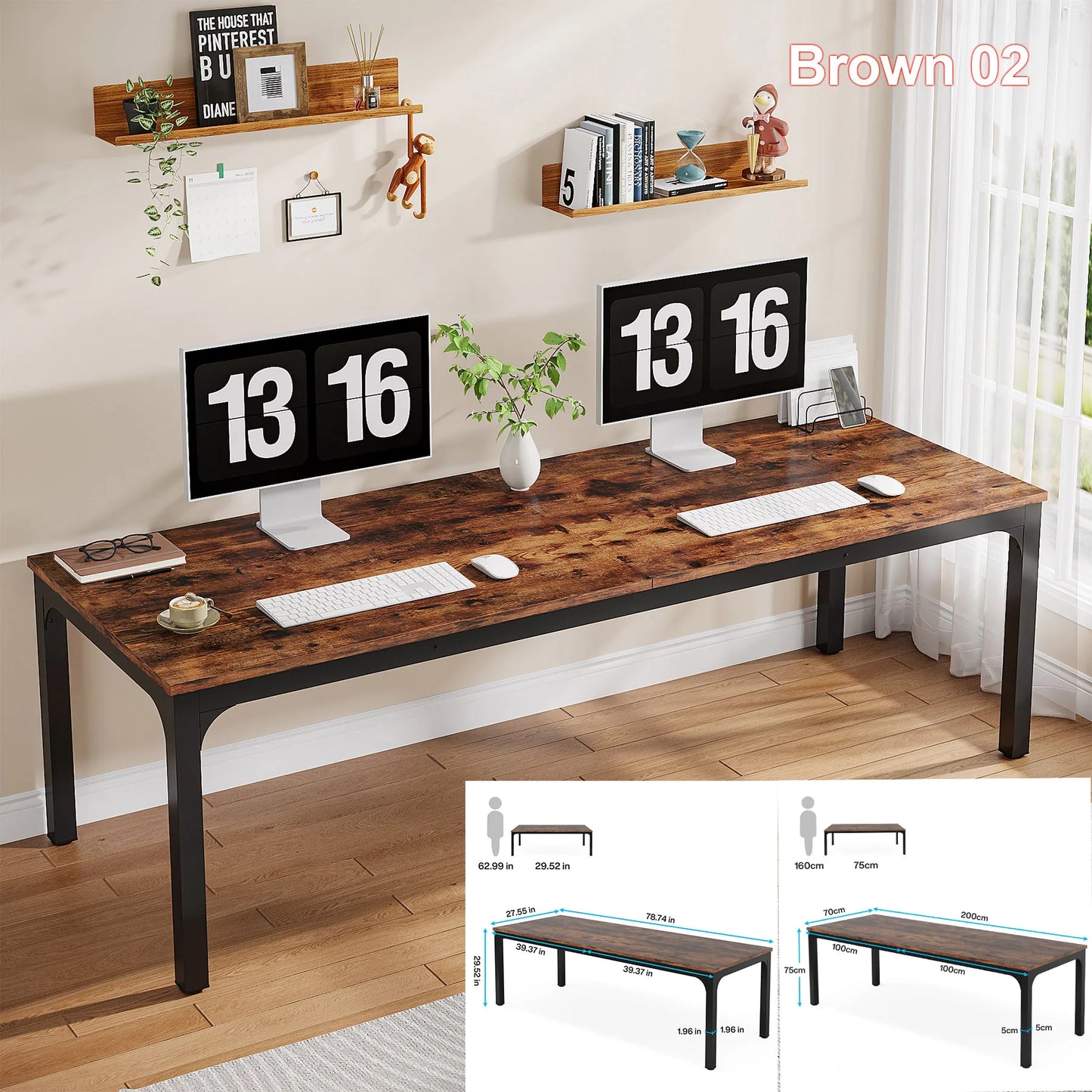 Dual Workspace Desk