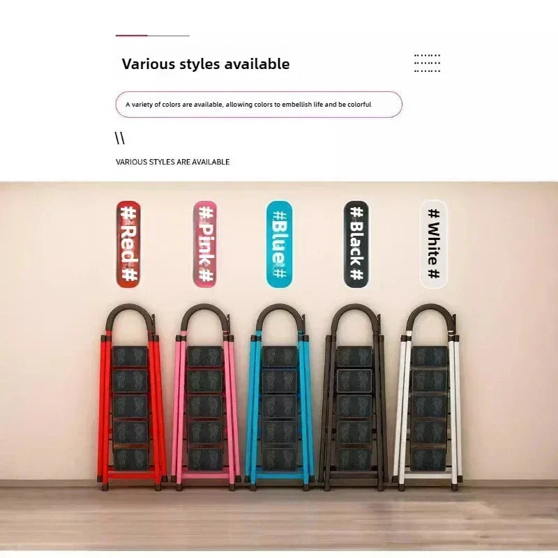 Foldable Carbon Steel Ladder