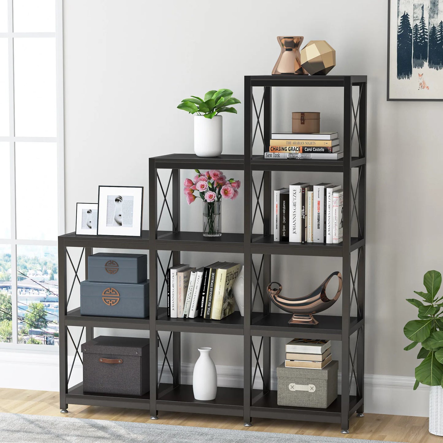 Industrial Ladder Bookshelf