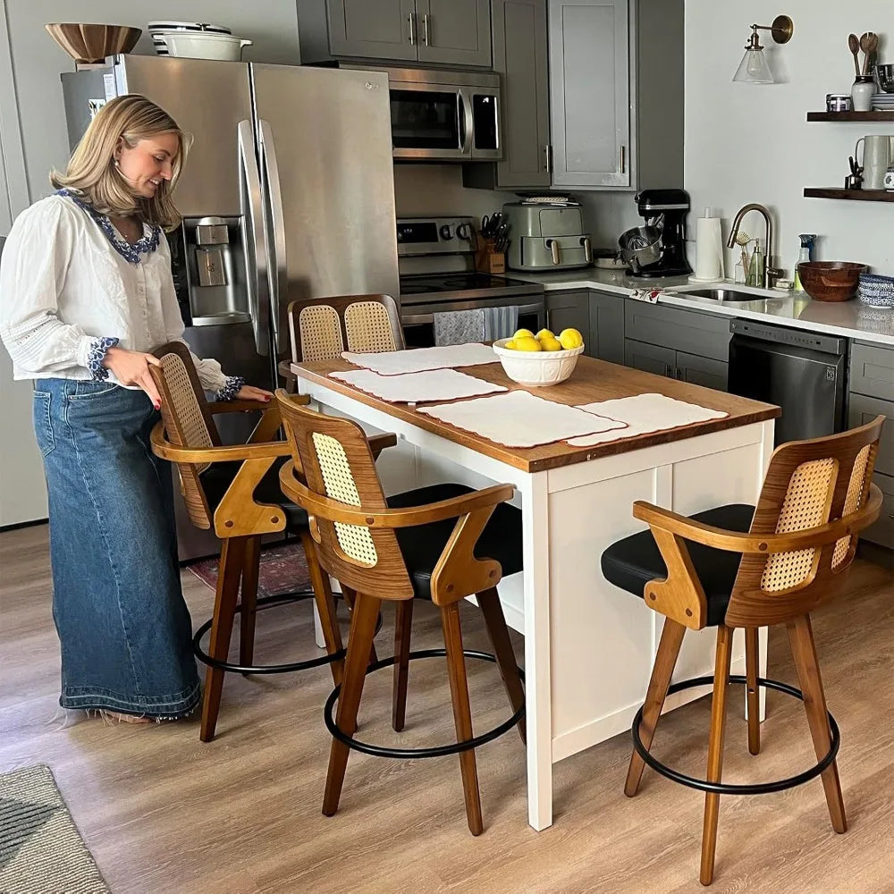Swivel Bar Stools Set