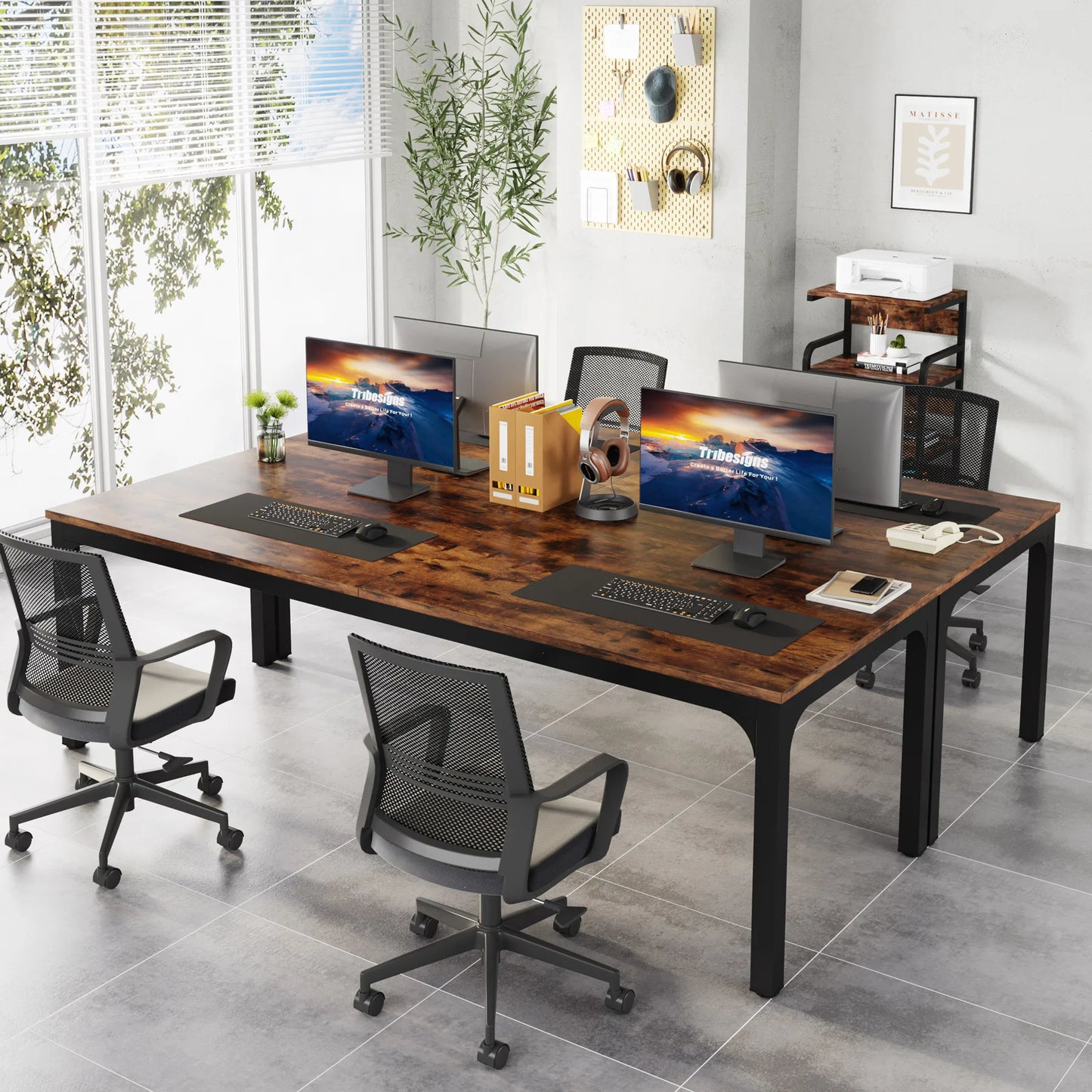 Dual Workspace Desk
