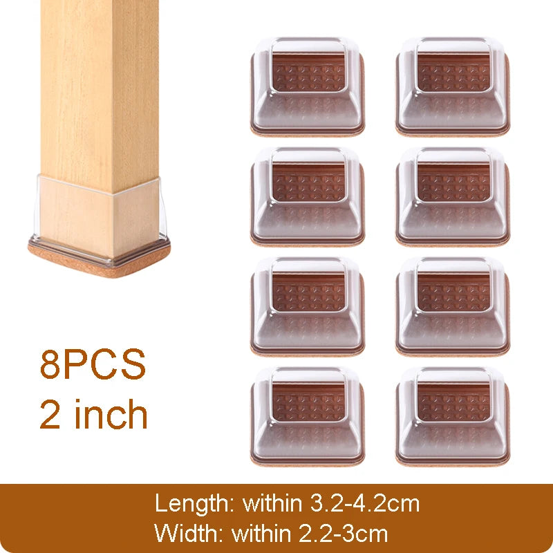Chair Leg Foot Cushion Protective Pads